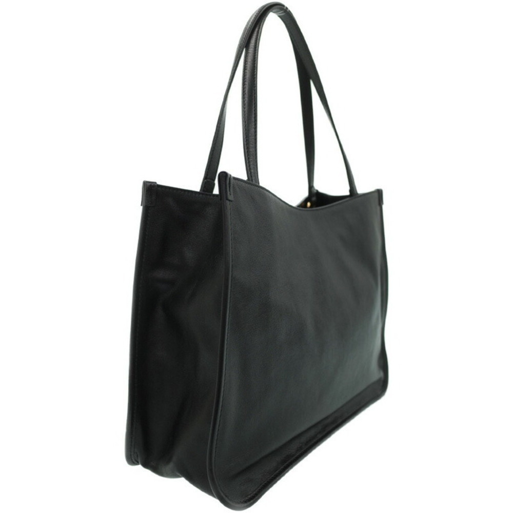 Gucci Bag Tote Black canvas GG Horsebit 1955 leather